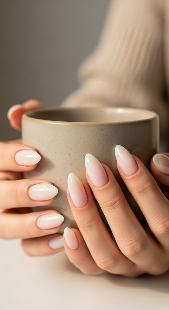 short acrylic nails