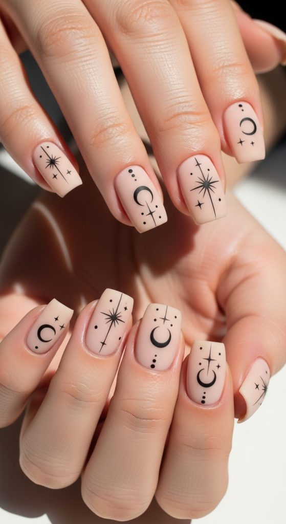 Moon Nails Design