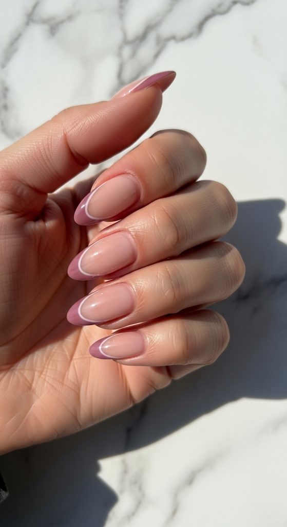 Mauve Nails Design