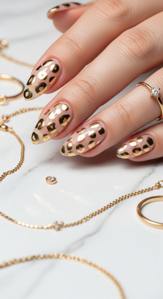 cheetah nail designs