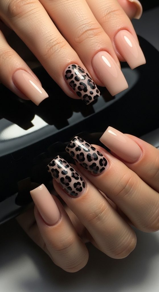 cheetah nail designs