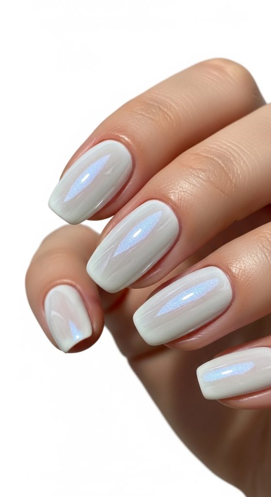 Short Nail Designs White