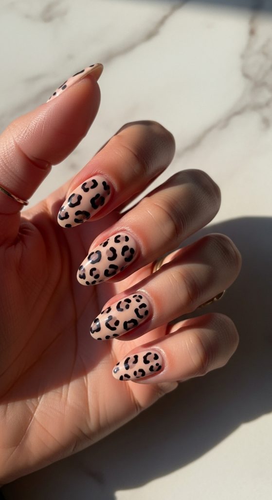 cheetah nail designs