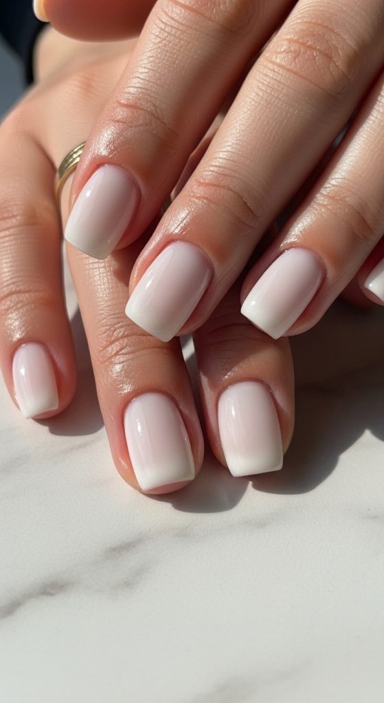 Short Nail Designs White