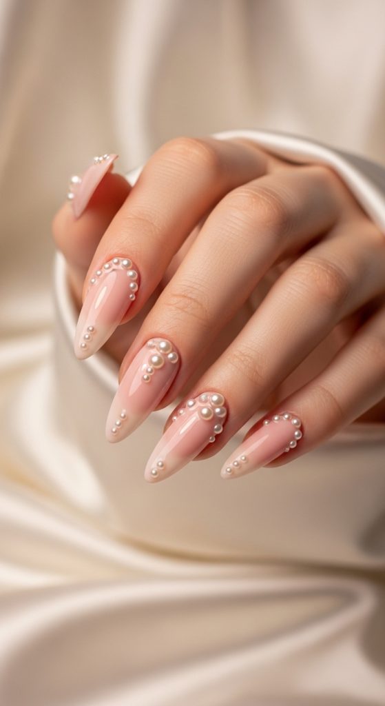 pearl nail designs