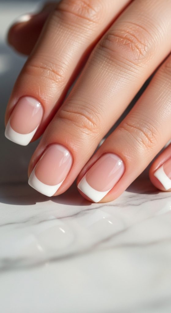 Short Nail Designs White