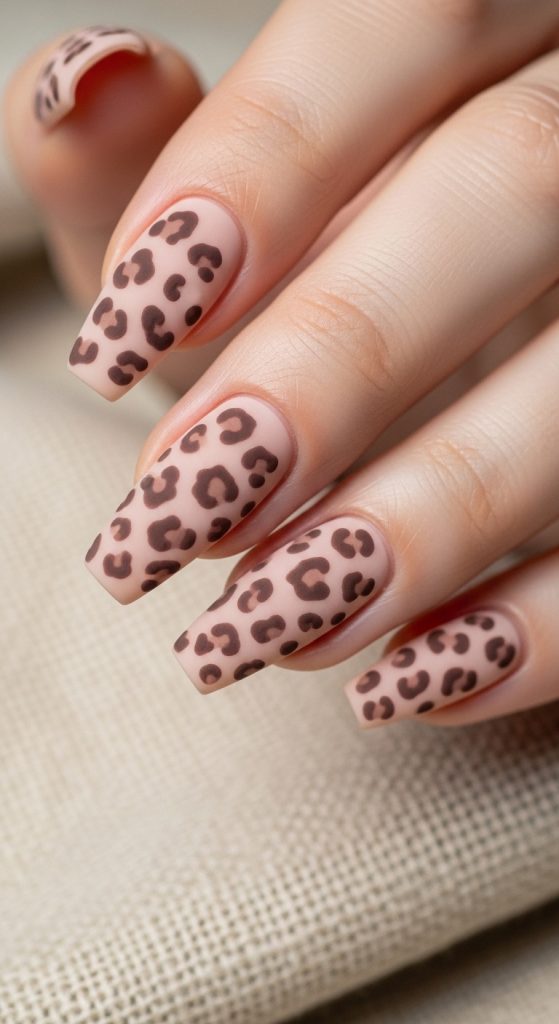 cheetah nail designs