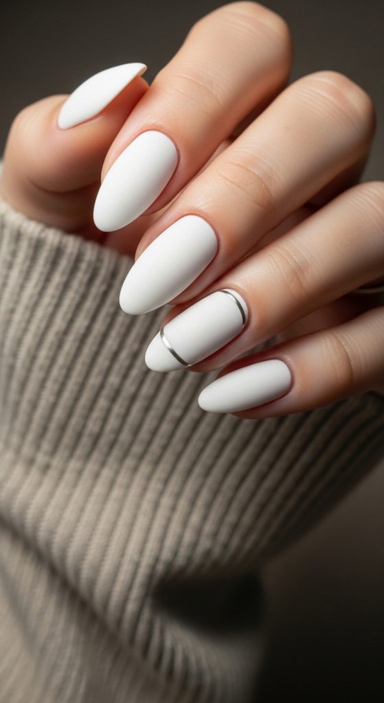 Short Nail Designs White