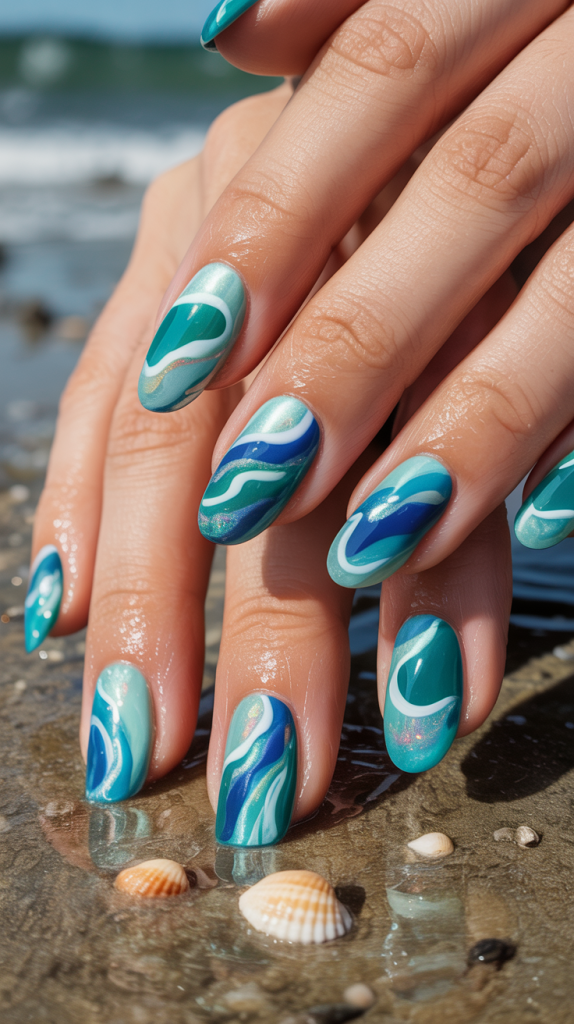 tropical nail designs
