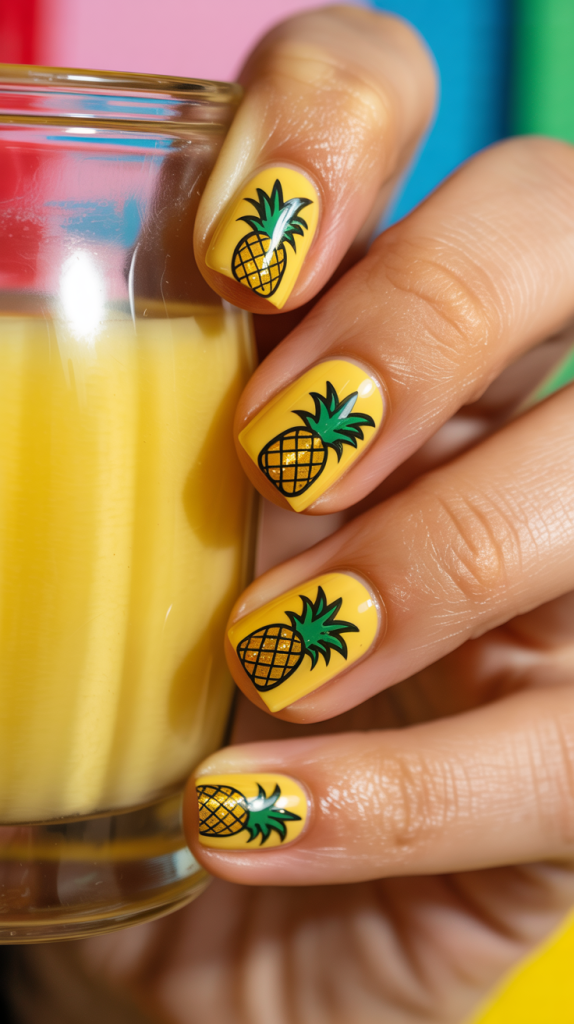 tropical nail designs