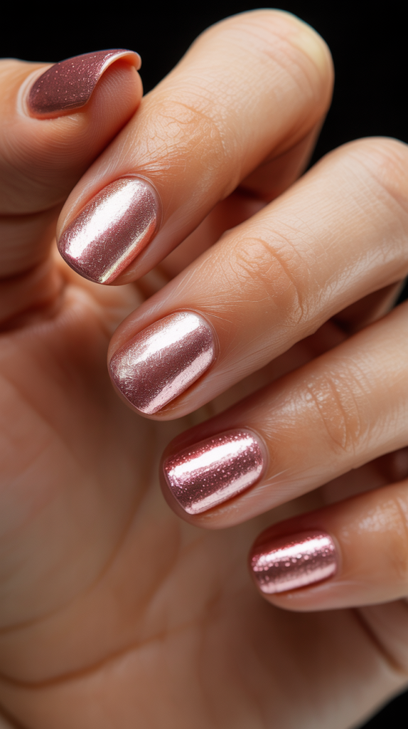 rose nail art

