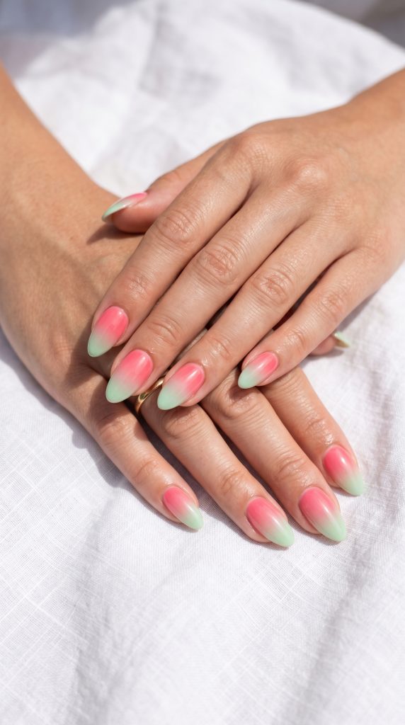 Watermelon Nails