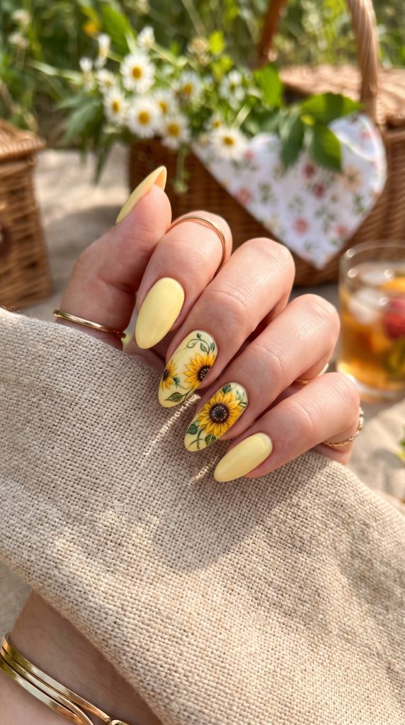 Yellow Summer Nails