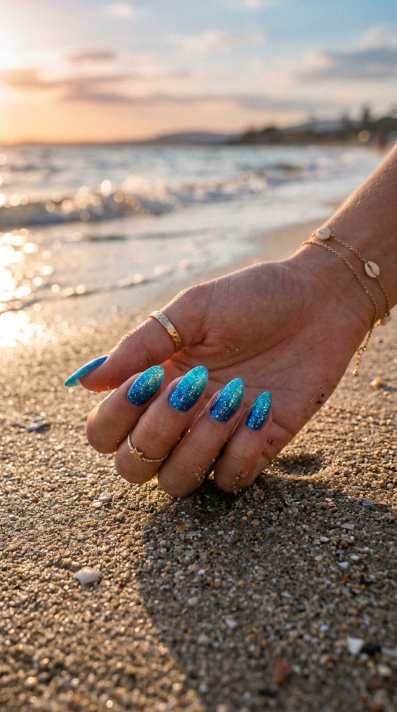 summer beach nails