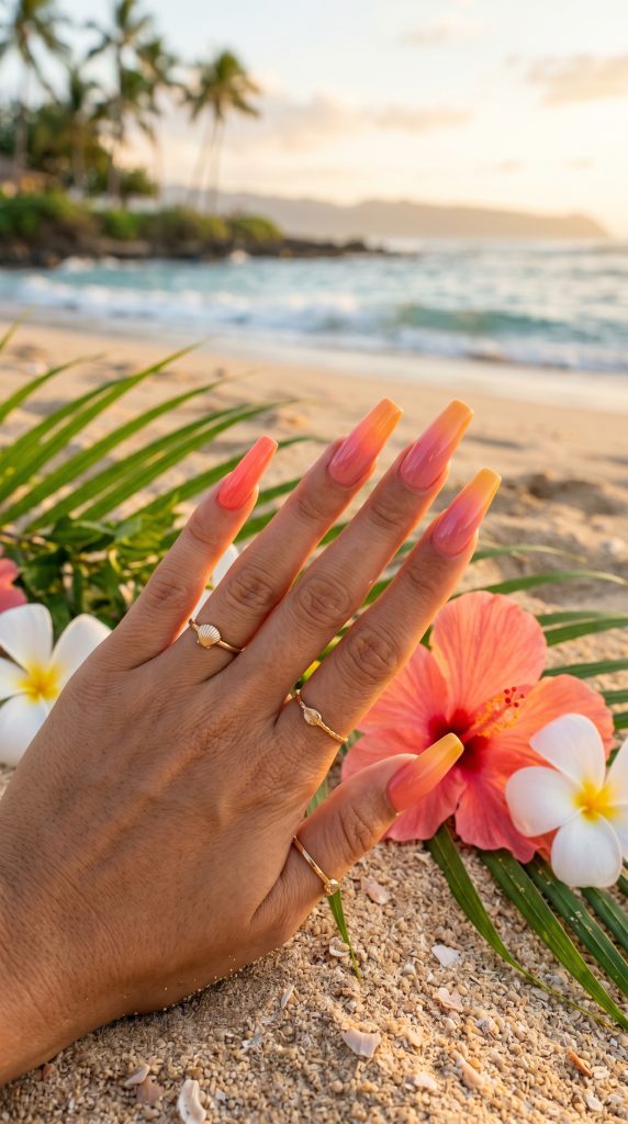 beach nail designs