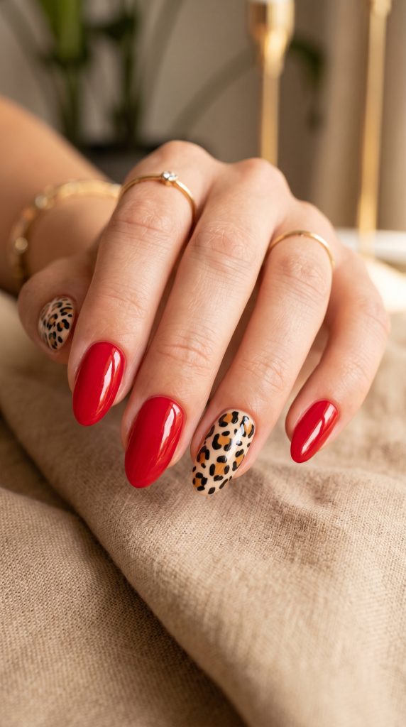 Leopard Print Nails