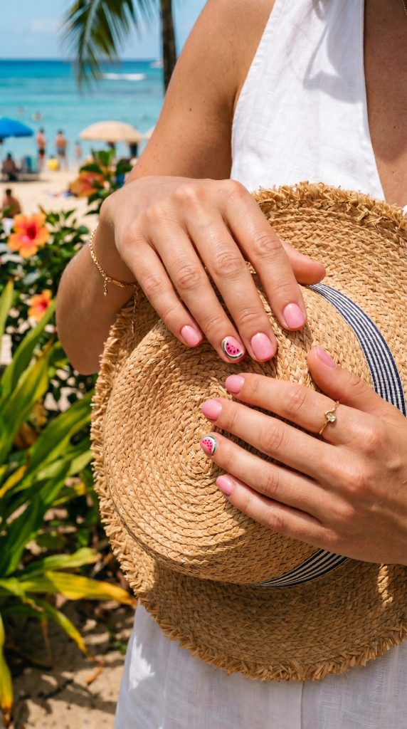 cute easy summer nails