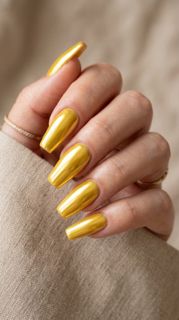Yellow Summer Nails