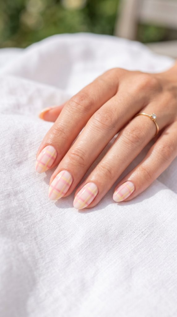 Plaid Nails