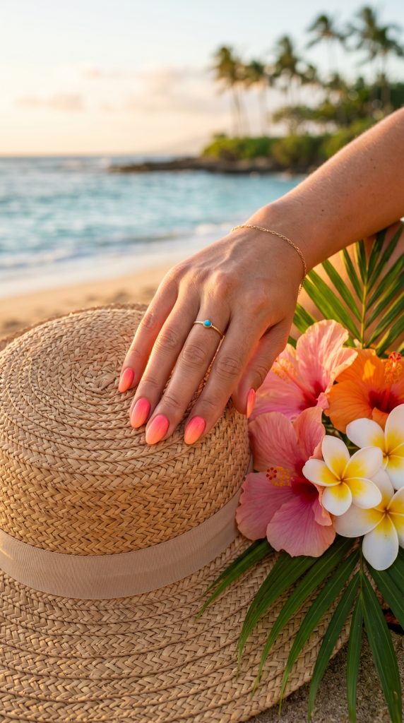 short beach nails