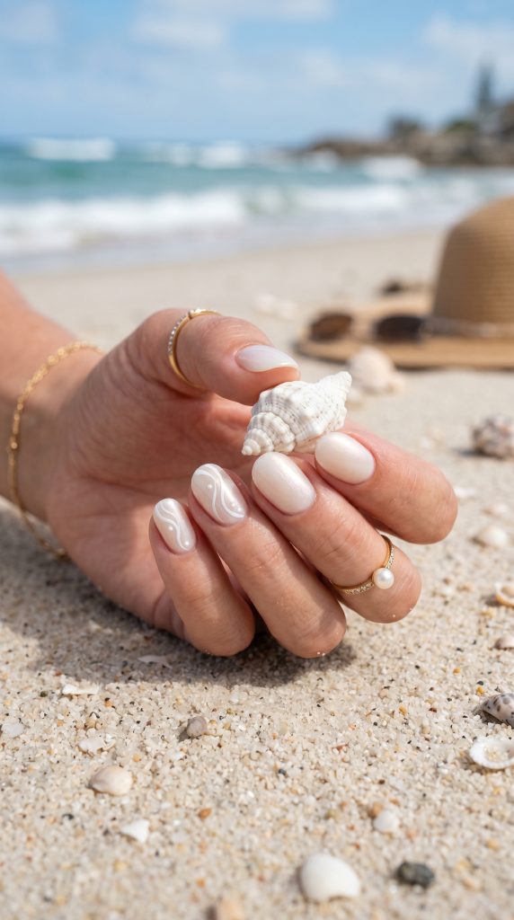 short beach nails