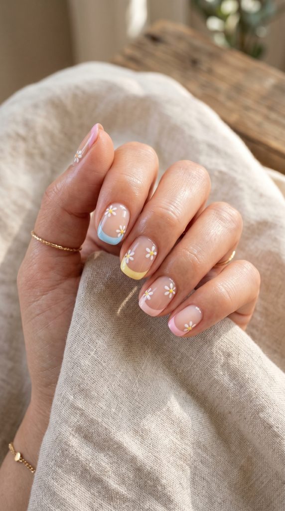 cute short summer nails