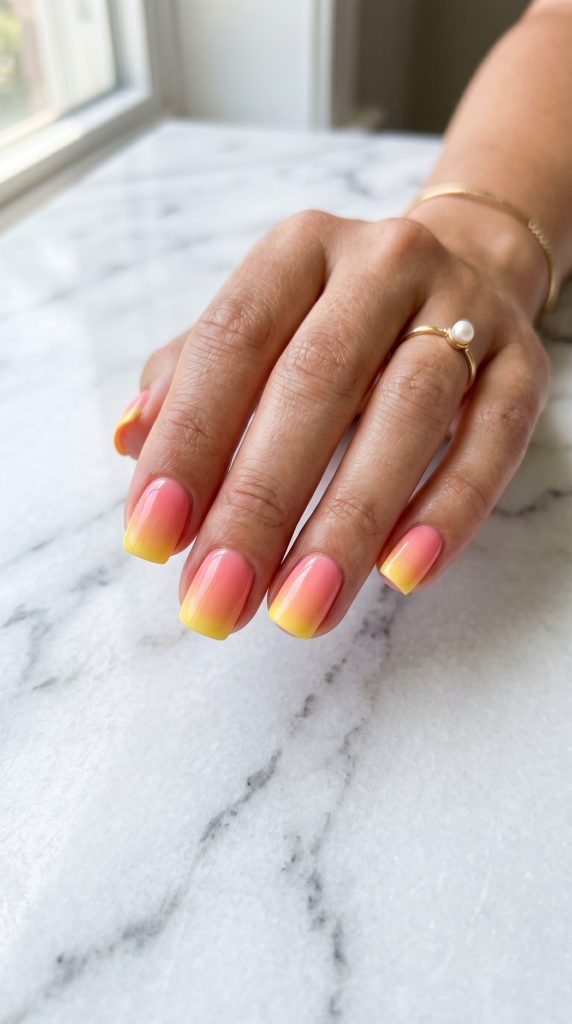cute short summer nails
