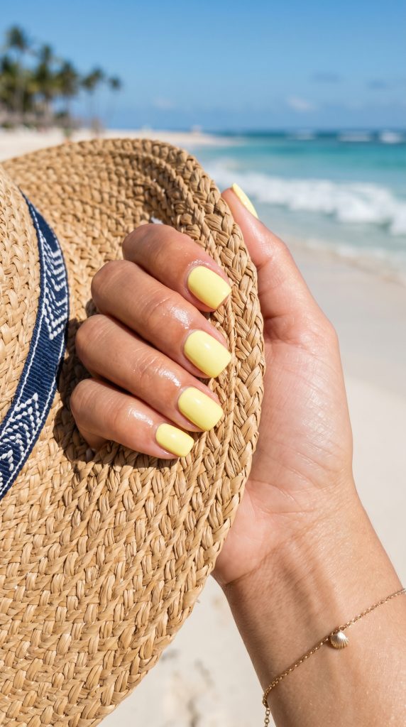 short summer holiday nails