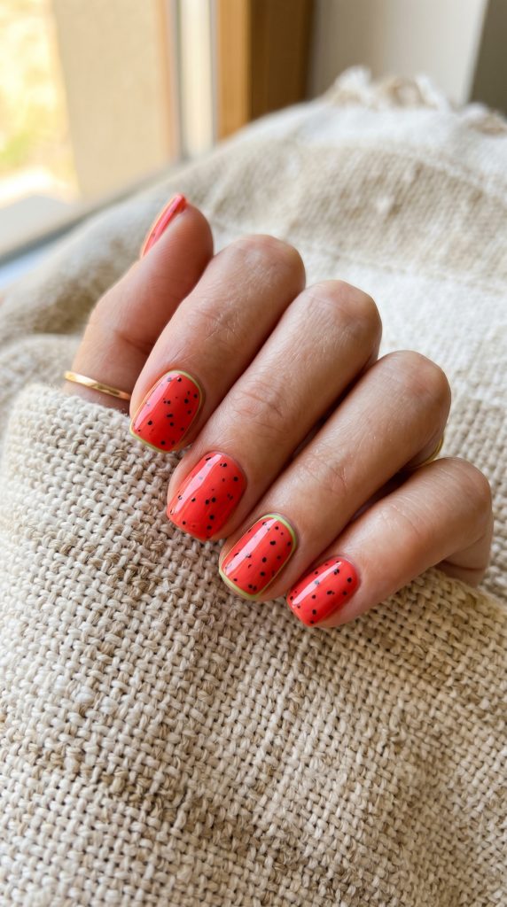 Watermelon Nails