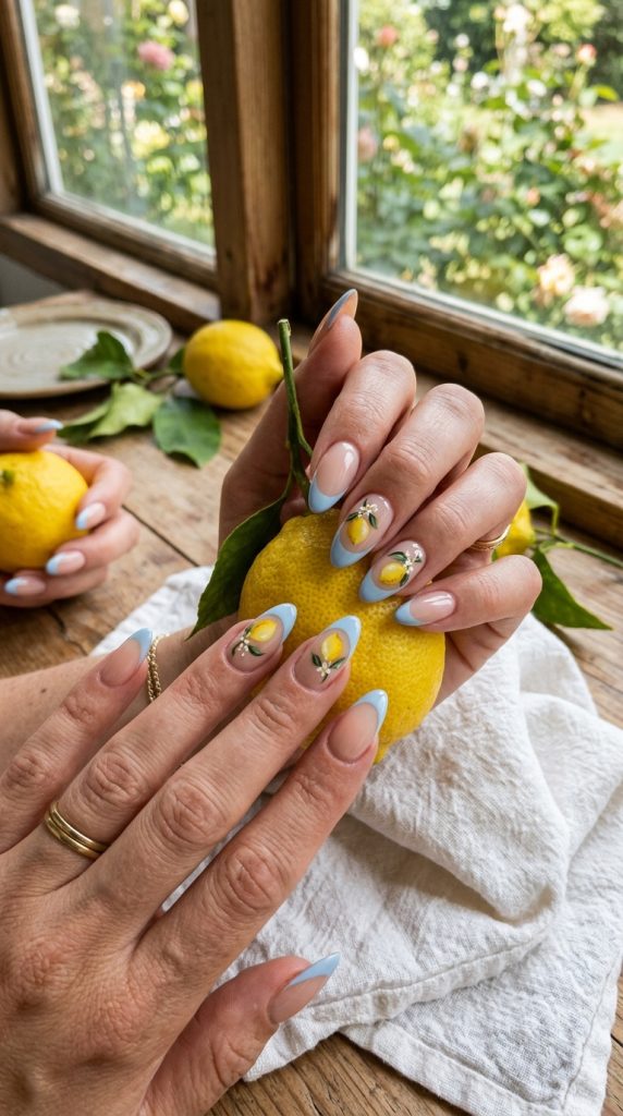 lemon nails