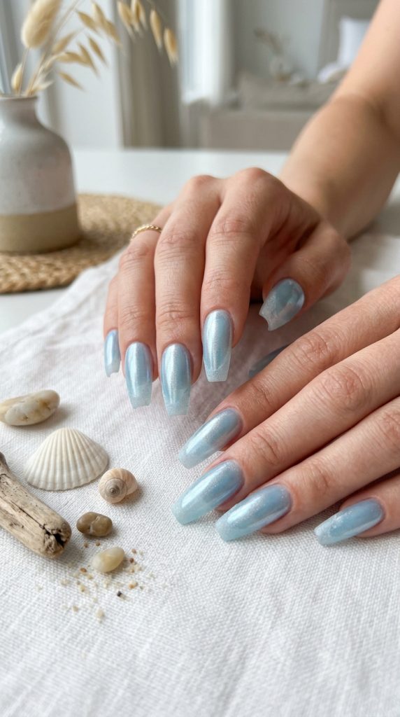 Sea Glass Nails