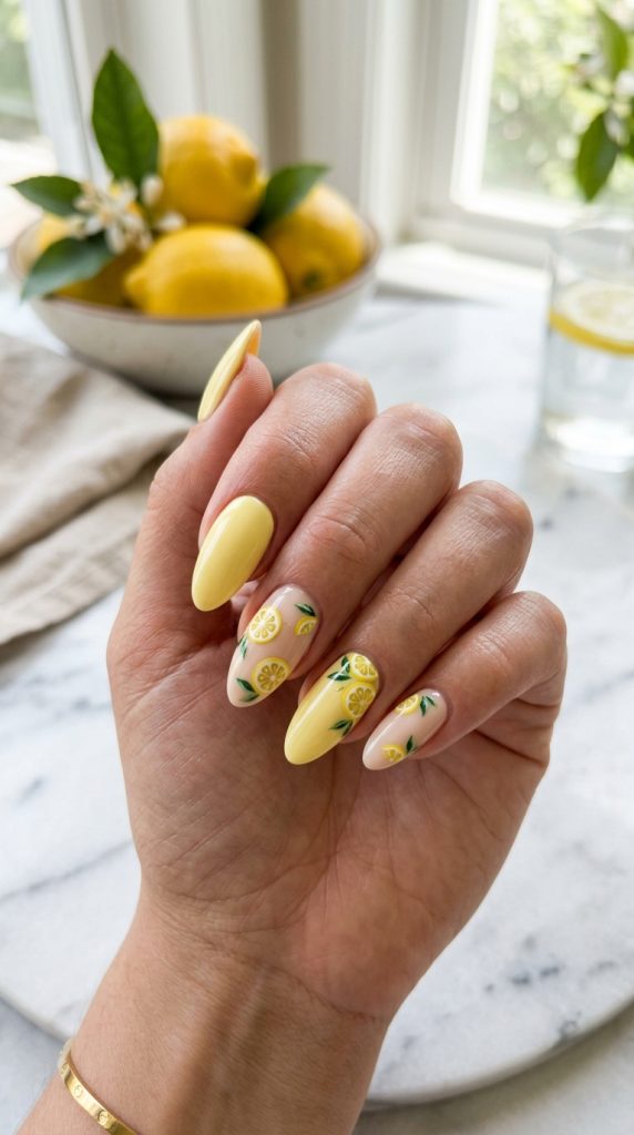 lemon nails